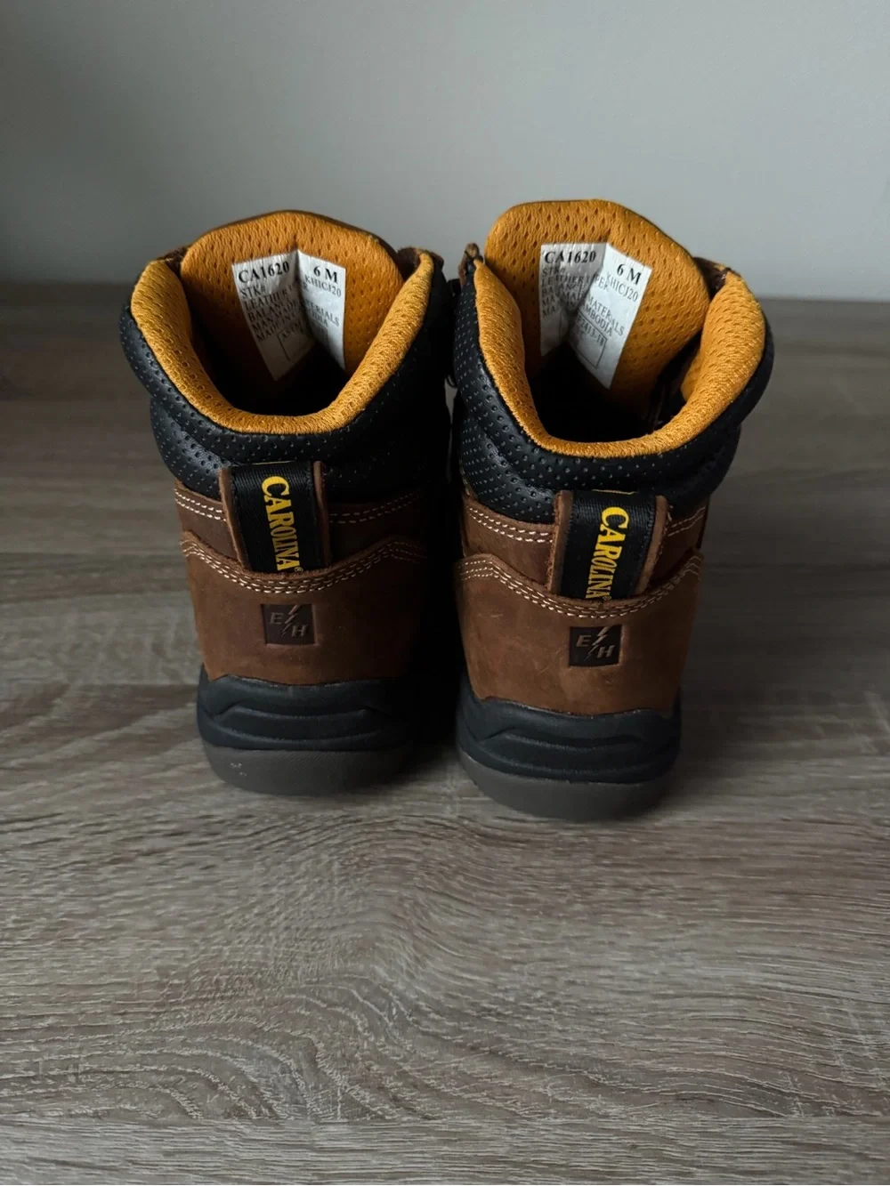 Carolina Raleigh CA1620 Composite Toe Waterproof Work Boots Men's 6M‎ Brown EH